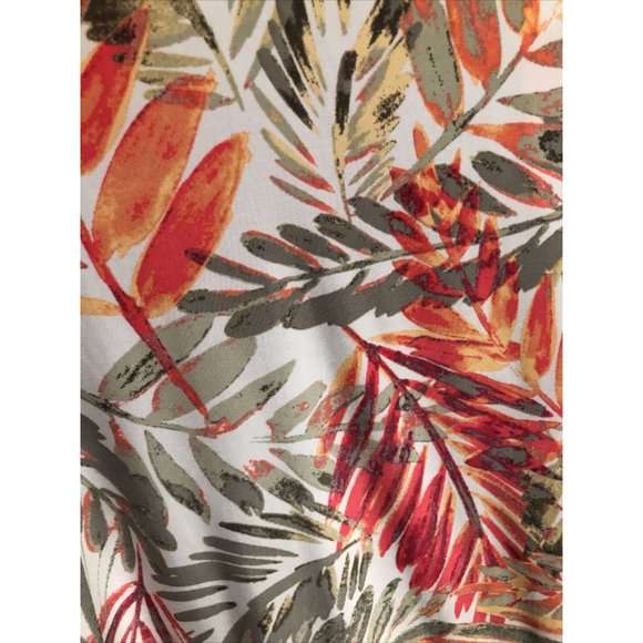 2X Plus Floral Multicolor Top Blouse Stretch - Picture 5 of 6